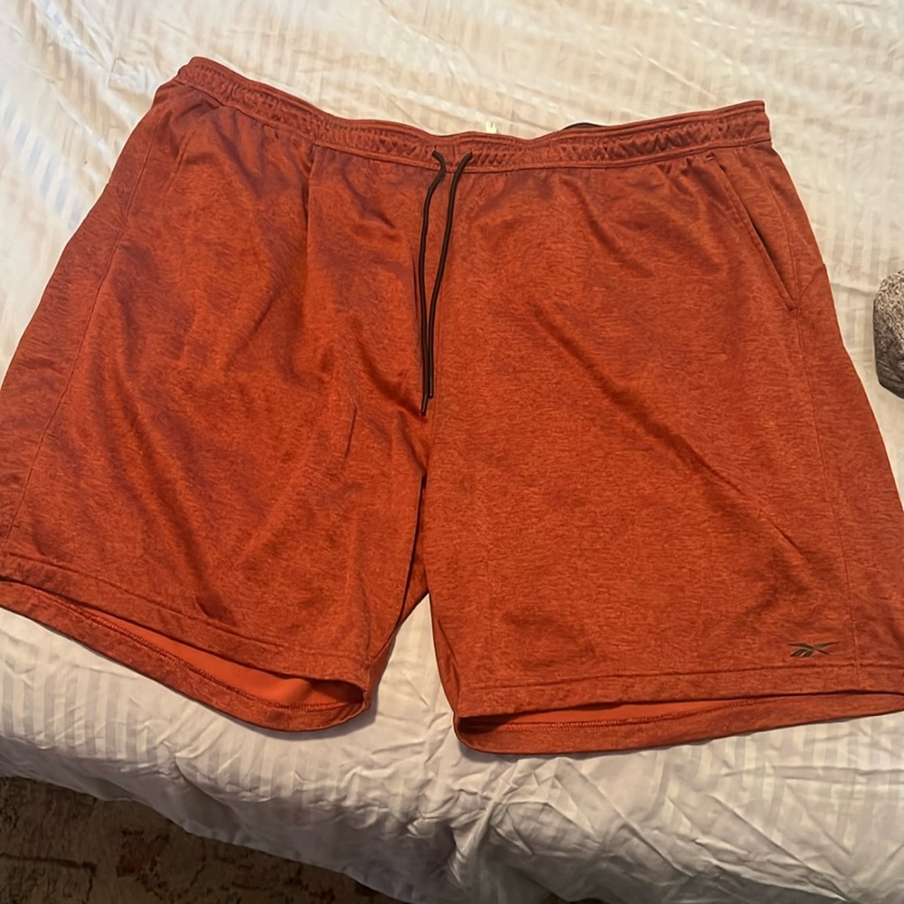 Burgundy Reebok shorts from DXL